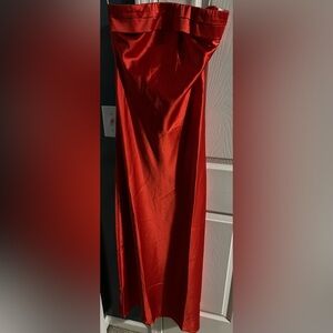 Red silk dress from Amazon | size s